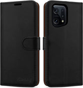 iCatchy for OPPO Find X5 5G Case Leather Wallet Book Flip Folio Stand View Cover Magnetic Closure with Card Slots and Kickstand Cover Compatible with OPPO Find X5 5G Phone image 0