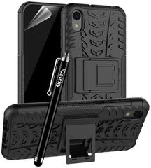 iCatchy For Huawei Y5 2019 Case Heavy Duty Tough Rugged Shockproof Hybrid Kickstand Hard Cover Compatible with Huawei Y5 2019 image 0