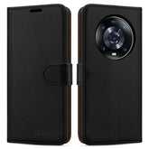 iCatchy for Honor Magic 4 Pro 5G Case Leather Wallet Book Flip Kickstand Card Slots Full Protection Folio Cover Compatible for Honor Magic 4 Pro 5G Phone image 0