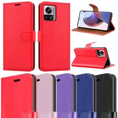 iCatchy for Motorola Edge 30 Ultra Case Leather Wallet Book Flip Folio Stand View Cover with Card Slots and Kickstand for Motorola Edge 30 Ultra Phone Cover image 0