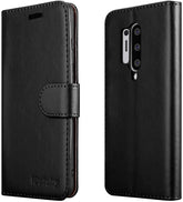 iCatchy For OnePlus 8 Pro Case Leather Wallet Book Flip Folio Stand View Cover Pouch Compatible with OnePlus 8 Pro image 0
