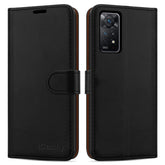 iCatchy for Xiaomi Redmi Note 11 Pro 5G Case Leather Wallet Book Flip Folio Stand View Cover with Card Slots and Kickstand for Redmi Note 11 Pro 5G Phone Cover image 0