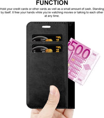 iCatchy for Samsung Galaxy A03 Case Leather Wallet Book Flip Folio Stand View Cover Magnetic Closure with Card Slots and Kickstand for Samsung Galaxy A03 Phone Cover image 3