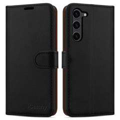 iCatchy for Samsung Galaxy S23 Plus Case Leather Wallet Book Flip Folio Stand View Cover with Card Slots and Kickstand for Samsung Galaxy S23 Plus Phone Cover image 2