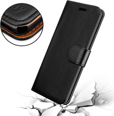 iCatchy for iPhone 14 (6.1) Case Leather Wallet Book Stand view Magnetic Protect Flip Cover Compatible with for iPhone 14 image 3