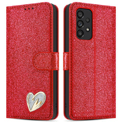 iCatchy for Samsung Galaxy A53 5G Case Gliter Wallet Book Flip Folio Stand View Cover Pouch for Samsung Galaxy A53 5G image 1