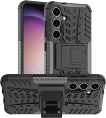 iCatchy for Samsung Galaxy S24 Case, Heavy Duty Hard Tough Dual Layer Hybrid Shockproof Cover compatible For Galaxy S24 Case image 0