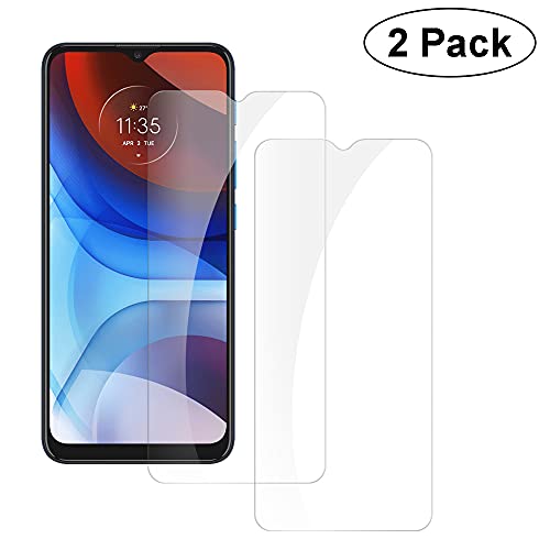 For Motorola Moto E7i Power Premium Tempered Glass Screen Protector Full Coverage Protection Screen Protector (Pack 2) image 0