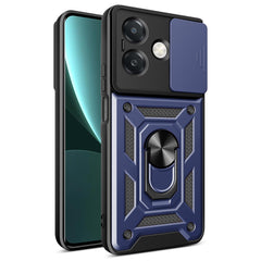 iCatchy for Oppo A60 5G Case, Slide Camera Full Body Protective Shockproof Silicone Tough Hard Armour Military Protective Cover compatible For Oppo A60 5G Case