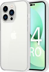 iCatchy Case Compatible with iPhone 14 Pro 6.1-Inch, Shockproof Bumper Cover, Anti-Scratch Clear Back (UHD Clear) image 0