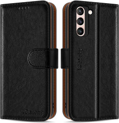 For Samsung Galaxy S21 Ultra 5G Case Leather Wallet Flip Stand View Cover with Card Slots Compatible with Galaxy S21 Ultra 5G (6.8'') Phone Cover image 0