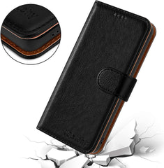 For Samsung Galaxy S21 Ultra 5G Case Leather Wallet Flip Stand View Cover with Card Slots Compatible with Galaxy S21 Ultra 5G (6.8'') Phone Cover image 4