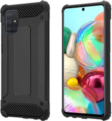 iCatchy Compatible with Samsung Galaxy A51 Armor Case, Heavy Duty Rugged Tough Dual Layer Armor Hybrid ShockProof Cover for Samsung Galaxy A51 image 1