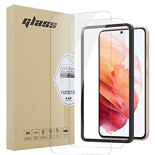 For Samsung Galaxy S21 FE Premium Tempered Glass Screen Protector with Instalation tools Tools Full Coverage Protection Screen Protector (Pack 2 with Tools) image 0