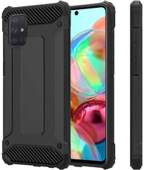 iCatchy Compatible with Samsung Galaxy A51 Armor Case, Heavy Duty Rugged Tough Dual Layer Armor Hybrid ShockProof Cover for Samsung Galaxy A51 image 2