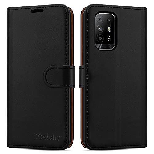 iCatchy For Oppo A94 5G Case Leather Wallet Book Flip Folio Stand View Cover Pouch for Oppo A94 5G image 0