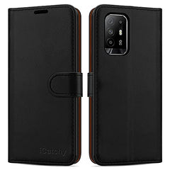 iCatchy For Oppo A94 5G Case Leather Wallet Book Flip Folio Stand View Cover Pouch for Oppo A94 5G image 0