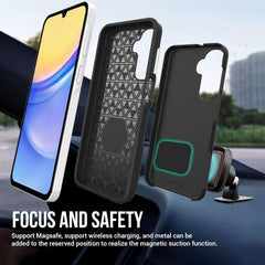 iCatchy Case for Samsung A17 A16 A26 Phone and 2X Screen Protector, Heavy Duty Rugged Military Grade Dual Layer Shockproof Matte Phone Cover