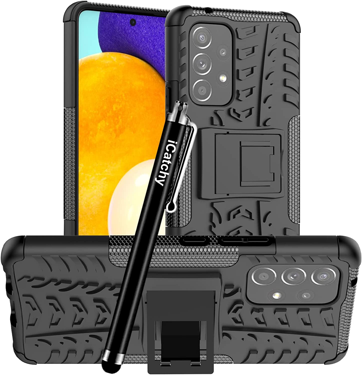 iCatchy For Samsung Galaxy A53 Case, Heavy Duty Hard Tough Dual Layer Hybrid Shockproof Cover compatible For Samsung Galaxy A53 5G Phone Case image 0