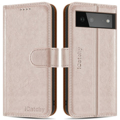 For Google Pixel 6 / 6 Pro Case Leather Wallet Book Flip Folio Stand View Cover image 3