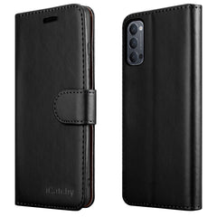 For OPPO Reno4 5G Pro Case Leather Wallet Book Flip Folio Stand View Cover Pouch for OPPO Reno4 5G Pro image 1
