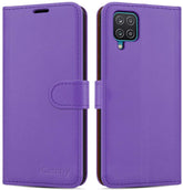 For Samsung Galaxy A12 Case Leather Wallet Book Flip Folio Stand View Cover Pouch for Samsung Galaxy A12 image 0