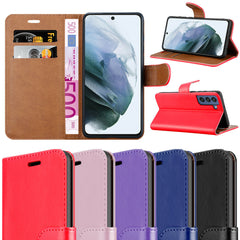 For Samsung Galaxy S21 FE Case Premium Leather Wallet Flip Card Slot Phone Cover image 0