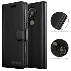 For Nokia 3.4 Case Leather Wallet Book Flip Folio Stand View Cover Pouch for Nokia 3.4 image 2