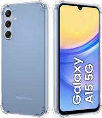 iCatchy Clear Case for Samsung Galaxy A15 5G, Shockproof Protective Soft TPU Anti-Scratch Silicone Cover compatible with Samsung A15 5G / A15 Phone Cases image 0