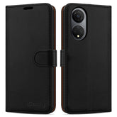 iCatchy for Honor X7 Case Leather Wallet Book Flip Kickstand Card Slots Full Protection Folio Cover Compatible for Honor X7 Phone image 0