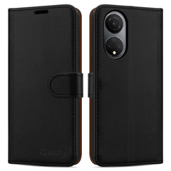 iCatchy for Honor X7 Case Leather Wallet Book Flip Kickstand Card Slots Full Protection Folio Cover Compatible for Honor X7 Phone image 0