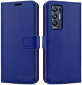 For Motorola Moto E7i Power Case Leather Wallet Book Flip Folio Magnetic Closure Stand View Cover compatible With Motorola Moto E7i Power