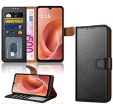 For Motorola G06 Case with 4 Card Slots Leather Wallet Flip RFID Magnetic Cover