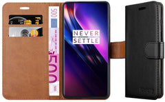iCatchy For OnePlus 8 Case Leather Wallet Book Flip Folio Stand View Cover Pouch Compatible with OnePlus 8 image 2