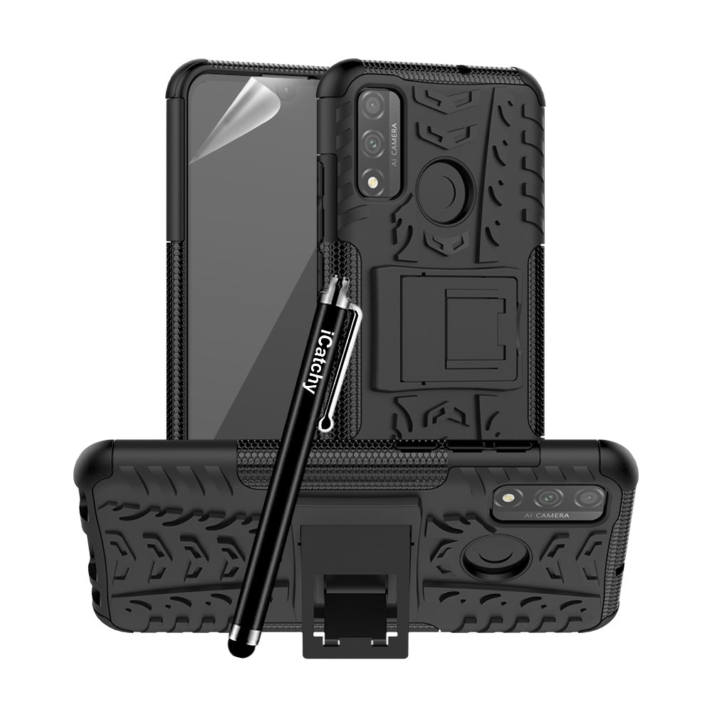 For Huawei P Smart 2020 Case, Heavy Duty Hard Tough Dual Layer Hybrid Shockproof Cover compatible For Huawei P Smart 2020 Phone Case image 0