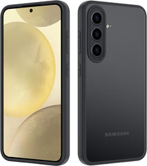 iCatchy Matte Case for Samsung Galaxy S24 Plus Shockproof Anti-Fingerprint Enhanced Camera Lens Protection Frosted Translucent Cover Compatible with Samsung S24 Plus (6.7'') Phone image 0