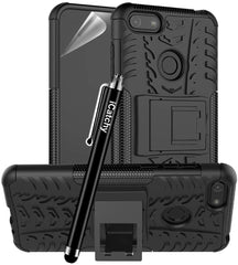 iCatchy Compatible with Motorola Moto E6 Play Case Heavy Duty Tough Rugged Shockproof Hybrid Kickstand Hard Case Cover for Moto E6 Play Phone Cover image 1