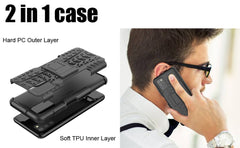 For Samsung Galaxy A03S Case, Heavy Duty Hard Tough Dual Layer Hybrid Shockproof Cover compatible For Samsung Galaxy A03S Phone Case image 1