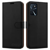 Oppo A16s Case / Oppa A54s Case Leather Wallet Book Flip Folio Stand View Cover Pouch for Oppo A16s / Oppa A54s image 0