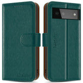 For Google Pixel 6 / 6 Pro Case Leather Wallet Book Flip Folio Stand View Cover