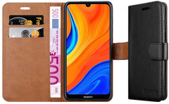 iCatchy For Huawei Y6s Case Leather Wallet Book Flip Folio Stand View Pouch Compatible with Huawei Y6s 2019 Phone Cover image 2