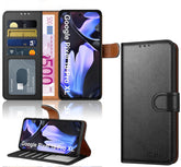 iCatchy Case for Google 10 Pro XL with 4 Card Slots Leather Wallet Flip Book Magnetic Closure Kickstand Shockproof Protective Phone Cover compatible with Pixel 10 Pro XL