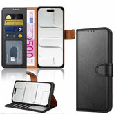 iCatchy for iPhone Air Case 6.5-Inch with 4 Card Slots Leather Wallet Flip Book Magnetic Closure Kickstand Shockproof Protective Phone Cover compatible with iPhone Air