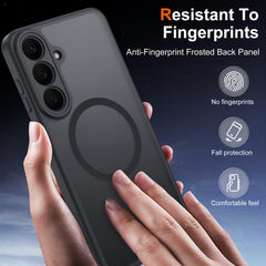 iCatchy Matte Case for Samsung Galaxy S26 FE, 2 Pack Tempered Glass Screen Protector, Shockproof Military Grade Drop Protection, Frosted Translucent Back Phone Cover