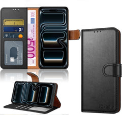 iCatchy Case for iPhone 18 Pro (6.3-Inch) Case, RFID Blocking Wallet Cover