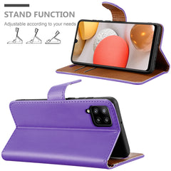 For Samsung Galaxy A42 5G Case Leather Wallet Book Flip Folio Stand View Cover Compatible with Samsung Galaxy A42 5G (6.6'') Phone Case image 3