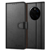 iCatchy for Honor Magic 7 Pro Case with 4 Card Slots Leather Wallet Flip Book RFID Blocking Magnetic Closure Kickstand Shockproof Protective Phone Cover Compatible with Magic 7 Pro image 0