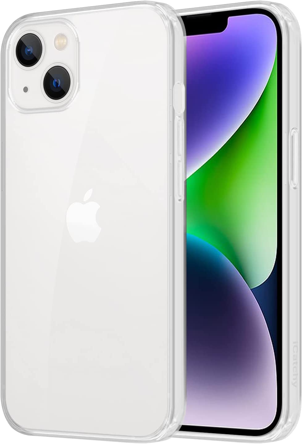 iCatchy Case Compatible with iPhone 14 Max, Shockproof Bumper Cover, Anti-Scratch Clear Back (UHD Clear) image 0