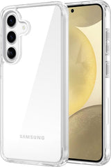 iCatchy Case for Samsung Galaxy S24 6.2-Inch, Shockproof Bumper Anti-Scratch Hard PC Back Clear Back Cover Compatible with Samsung S24 Phone image 0