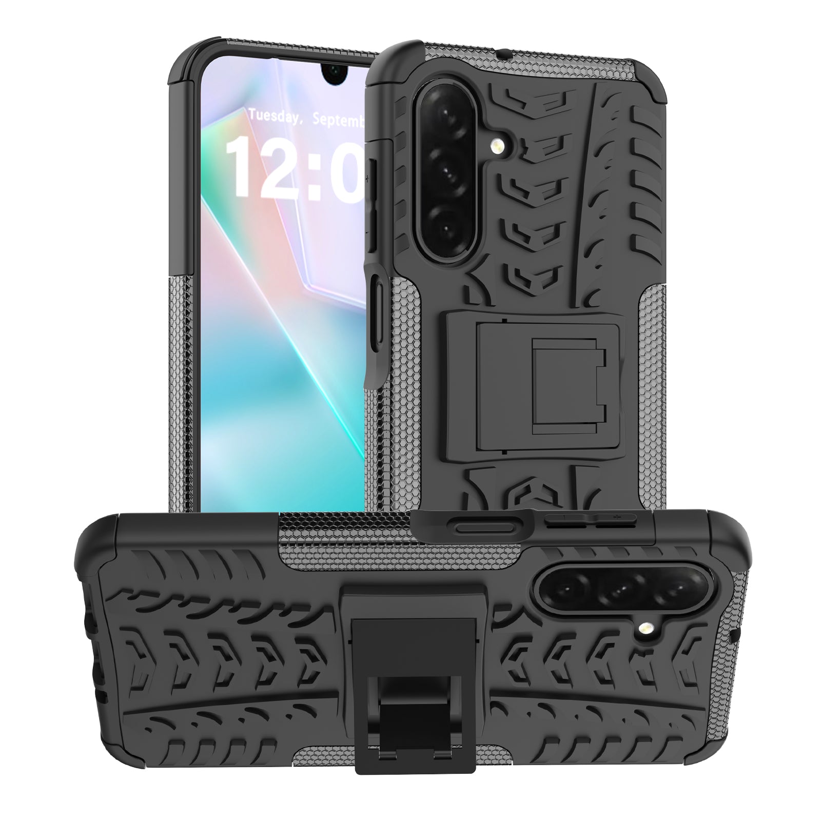 iCatchy for Samsung A26 5G Case, Heavy Duty Hard Tough Dual Layer Hybrid Shockproof Cover compatible For A26 Case image 0